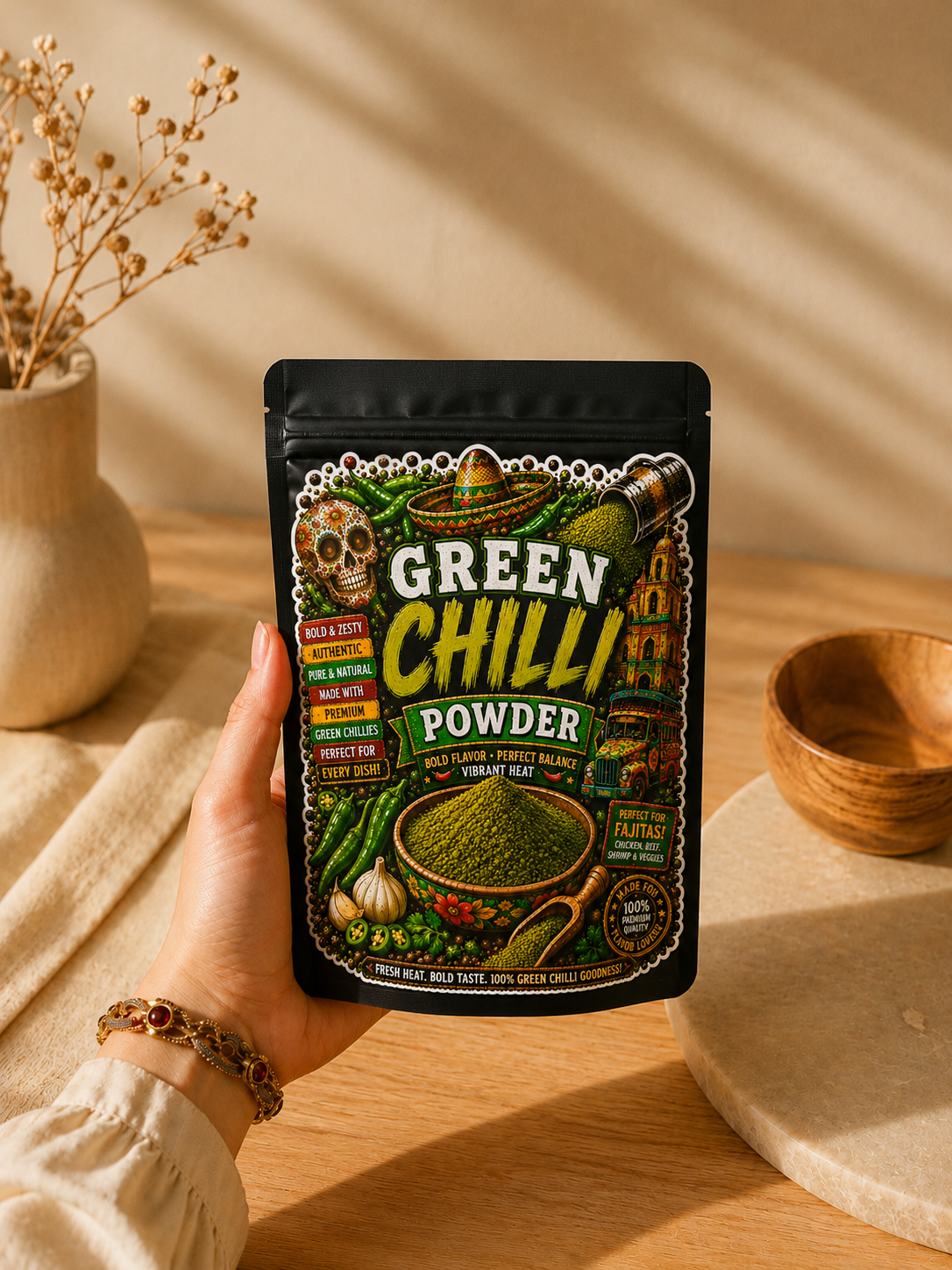 Green Chilli Powder