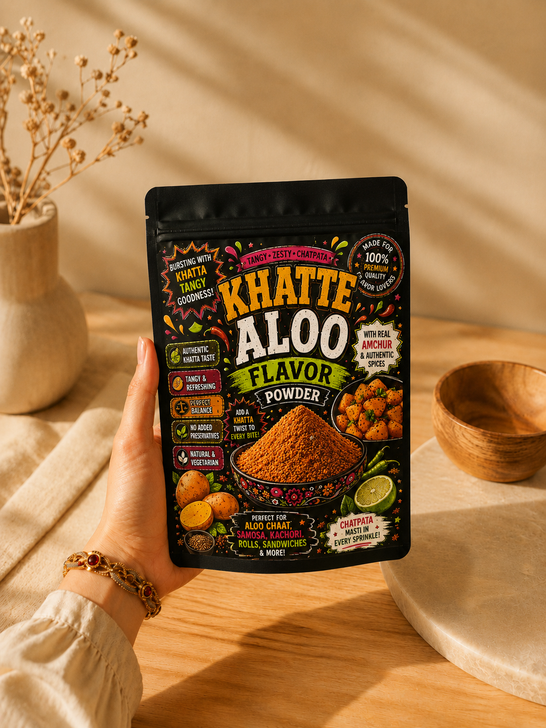 Khatte Aloo Flavor
