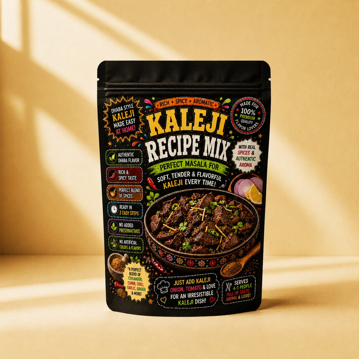 Kaleji Recipe Mix