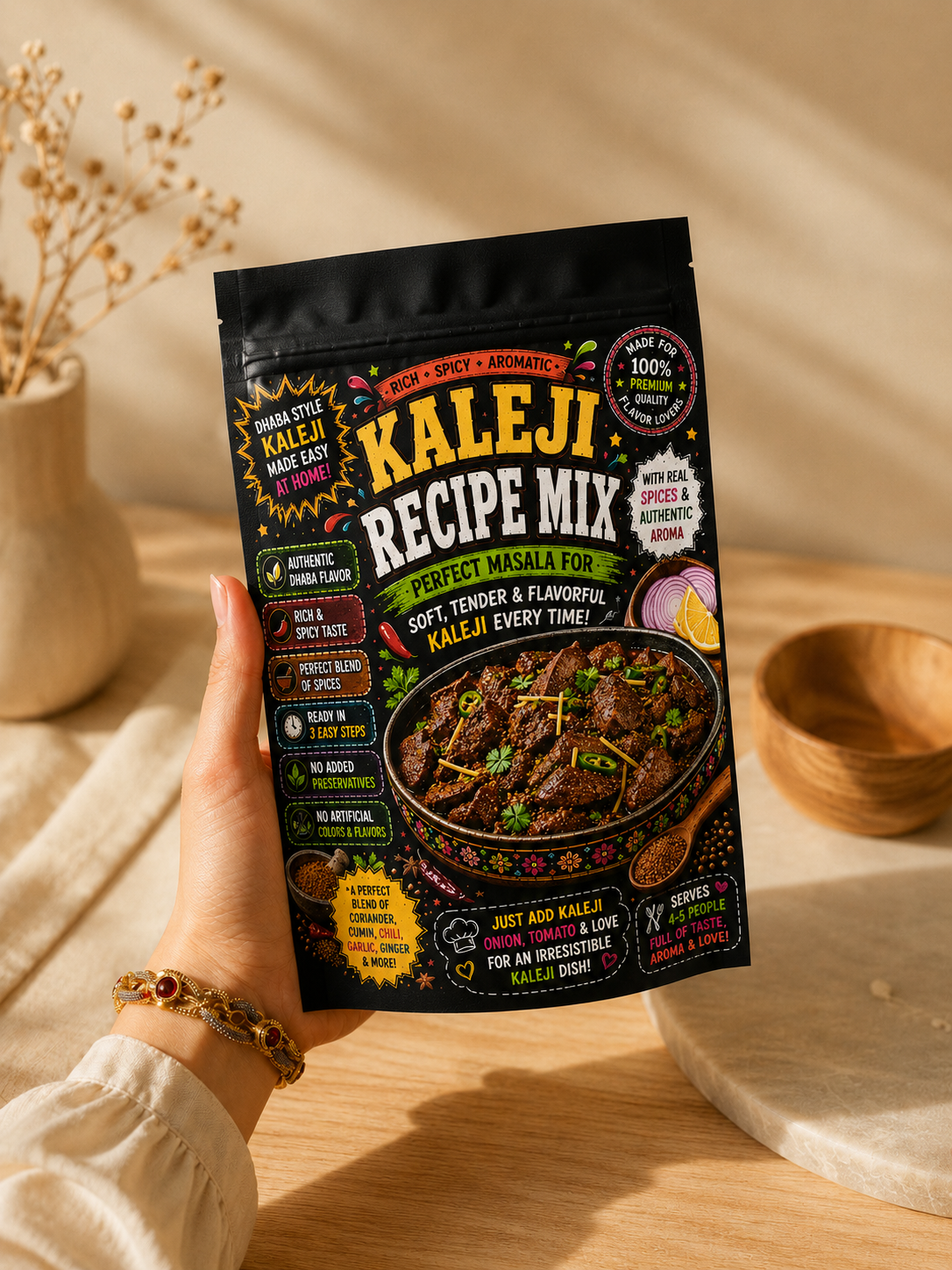 Kaleji Recipe Mix