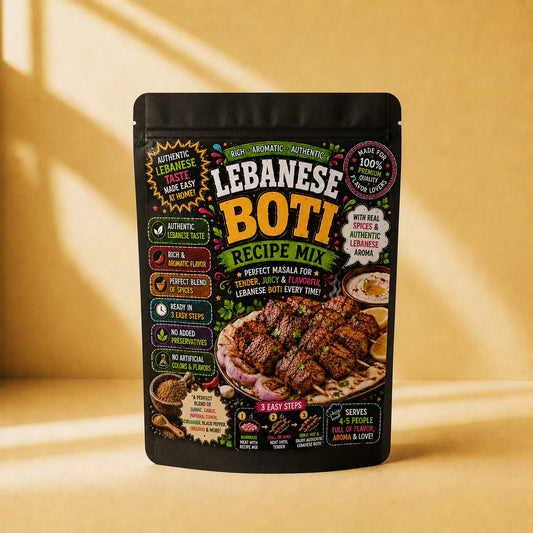 Lebanese Boti Recipe Mix – Authentic Flavor | Spices Flavors