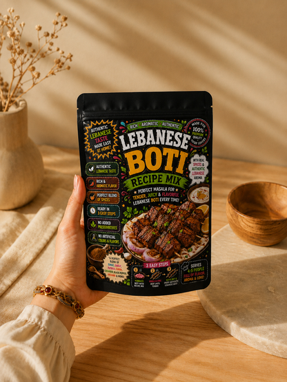 Lebanese Boti Recipe Mix – Authentic Flavor | Spices Flavors