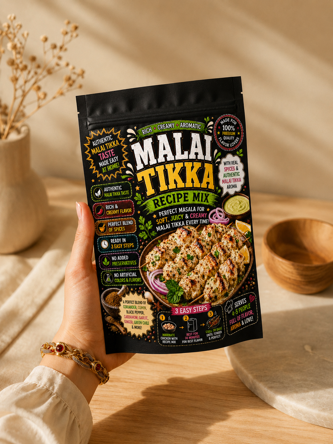 Malai Tikka Recipe Mix